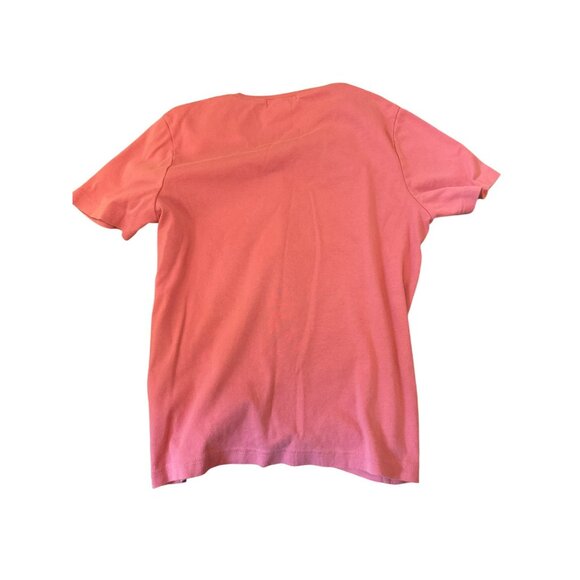 Eddie Bauer Women's Pink V-Neck T-Shirt Large Tall 100% Cotton Basic Classic - Picture 4 of 4